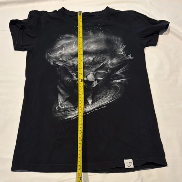 Albert Einstein Black Graphic T-Shirt - Picture 3 of 6